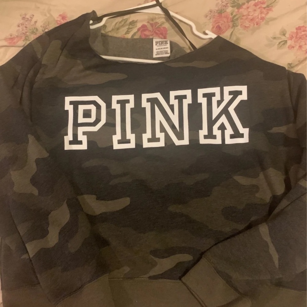 PINK Everyday Lounge Off the Shoulder Sweatshirt